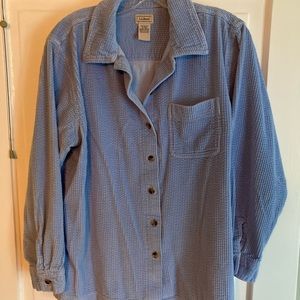L.L. Bean Wide Whale Corduroy Shirt